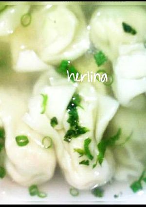 Foto resep sup pangsit .simpel.wenak😋👌