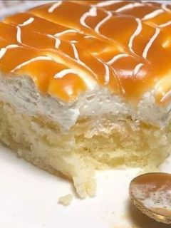 صورة لوصفة كيكة 🍰التريليتشا بالحليب والكريمة 😋