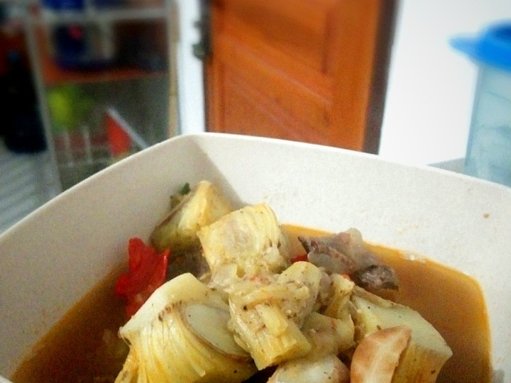 Langkah Mudah untuk Membuat Sayur asem kluwih/ Angeun kluwih Anti Gagal