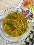 My best-ever Chicken and Sohanjana phali (moringa) curry in coconut milk
