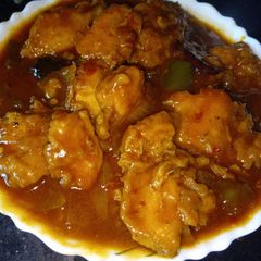 A picture of Szchewan chicken.