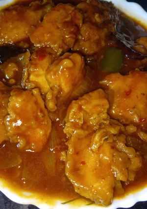 A picture of Szchewan chicken.