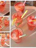 كوكتيل الفراولة بماء غازي 🍹🍹🍹🍓