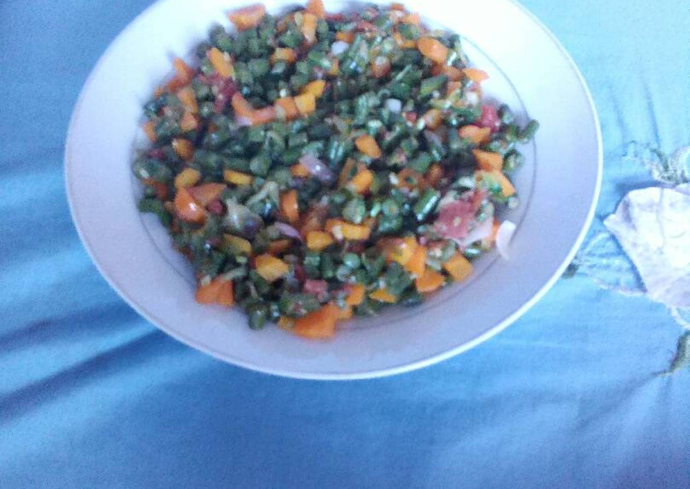 Fried vegetables