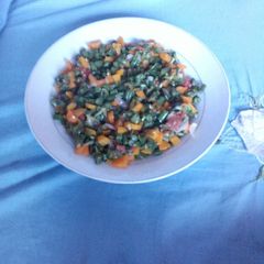 A picture of Fried vegetables.