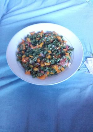 A picture of Fried vegetables.