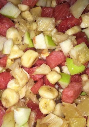 Fruit salads ainihin hoton girkin