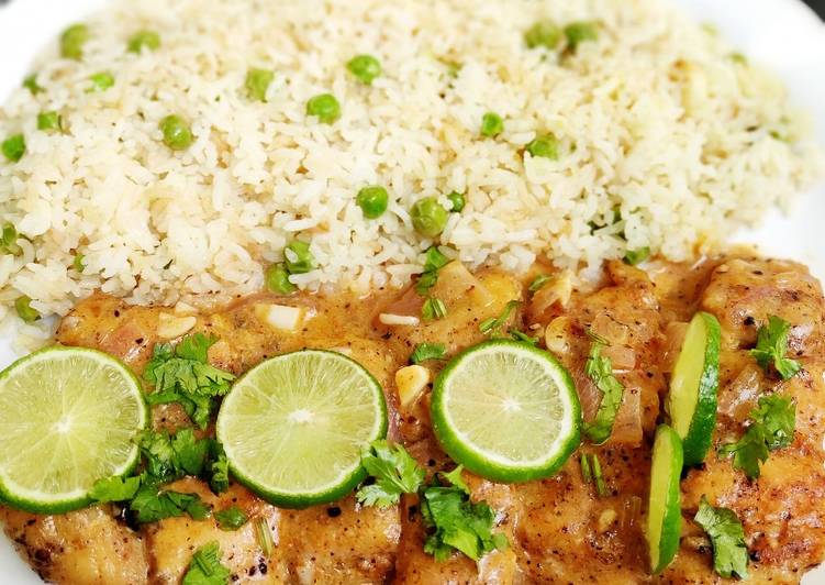 Butter lemon basa fish