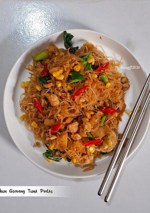Foto resep Bihun Goreng Tuna Pedas