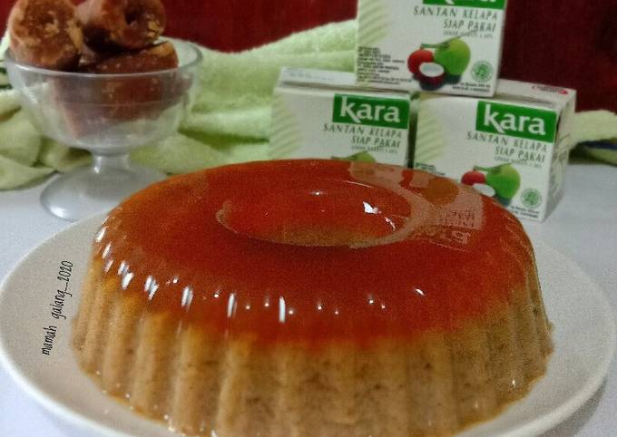 Langkah Mudah Memasak Resep Puding lumut gula merah