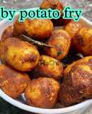 Baby potato fry recipe | Simple sidedish recipe