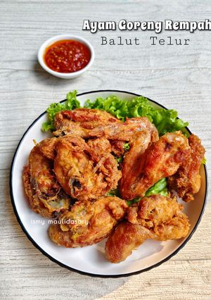 Foto resep Ayam Goreng Rempah Balut Telur