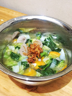 Foto resep Tumis sayur baso kuah kental