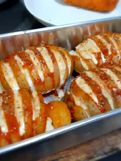 Foto resep 98. Hasselback Potatoes