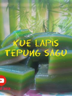 Foto resep Kue lapis tepung sagu