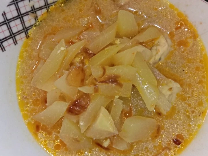 Easy Ways Prepare Recipes Sayur Santan Labu siam / Lodeh the So Delicious Can Pamper Your Tongue.