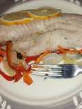 Pescado con verduras al horno