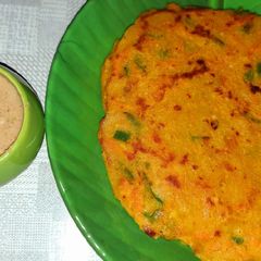A picture of Proso millet Chilla.
