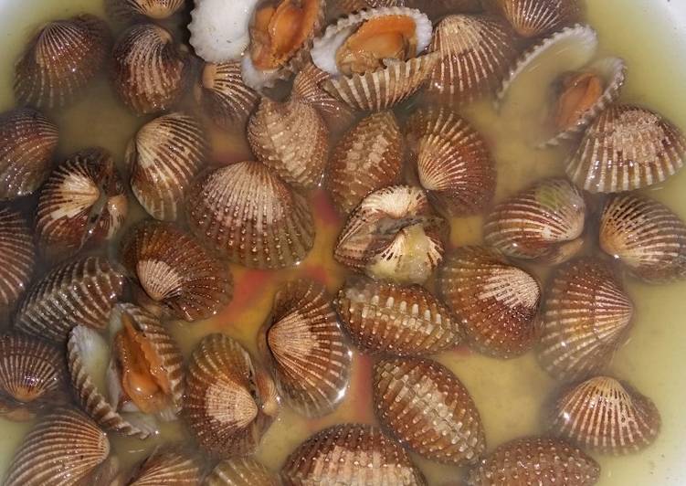 Kerang rebus bumbu kunci segaar