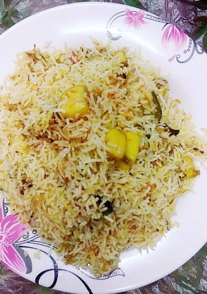 صورة لوصفة برياني حبار