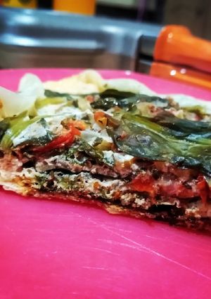 Una foto de Tarta de espinacas en la Flip !- todo en crudo -