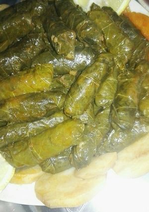 صورة لوصفة دوالي او ورق عنب