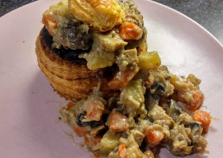 Recette de Super rapide Fait maison Vol au vent (vegan)