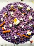 Risotto al Cavolo Viola con Pancetta e Feta