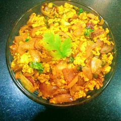 A picture of Paneer bhurji.
