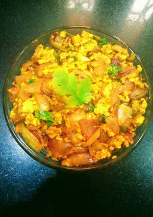 A picture of Paneer bhurji.