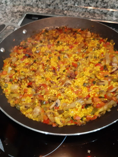 Una foto de Paellas de verduras