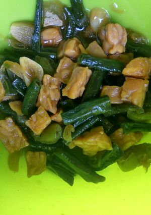 Foto resep Tumis tempe kacang panjang