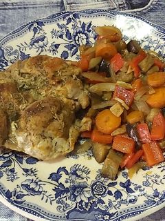 Una foto de Pollo "improvisado" con especias