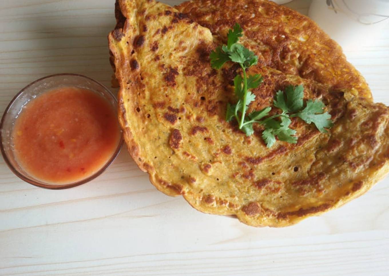 Moong and cherra pitha