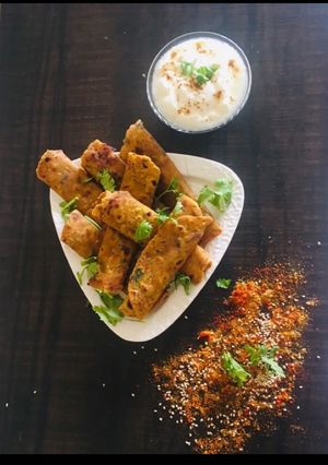 A picture of Doodhi stuff paratha.