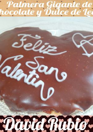 Una foto de Palmera gigante de chocolate y dulce de Leche