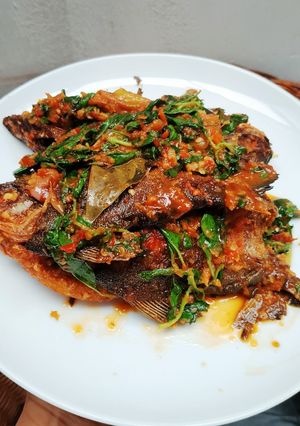 Foto resep Bawal rica rica kemangi pedas