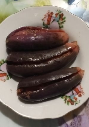 صورة لوصفة الباذنجان المخلل المسلوق