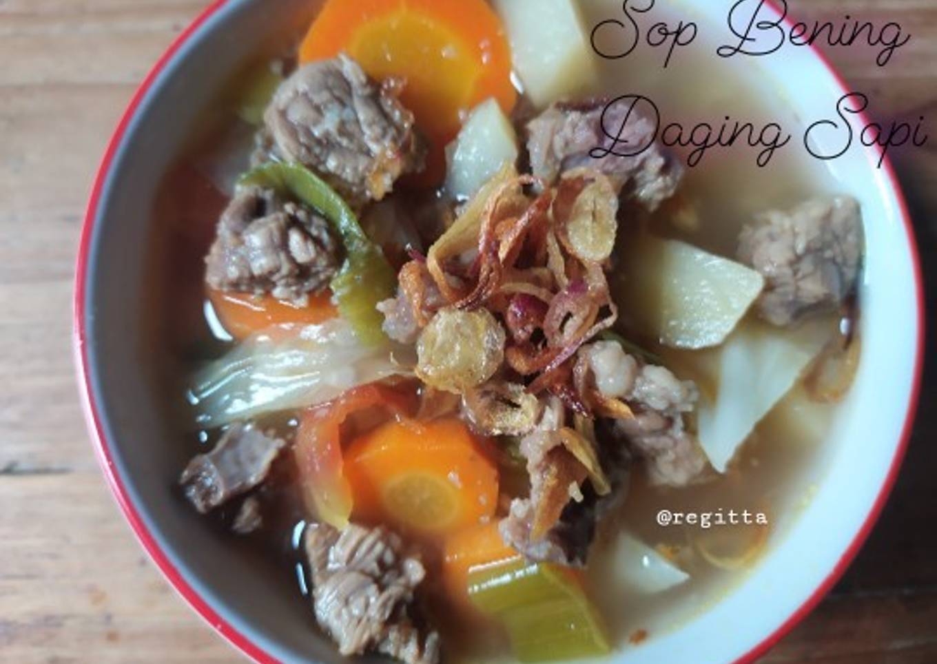 Sop Bening Daging Sapi