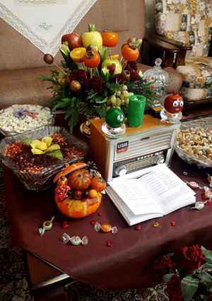 عکسی از دستور یلدای ۹۸