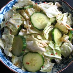 Crunchy Spicy Cabbage & Cucumber A picture of Crunchy Spicy Cabbage & Cucumber.