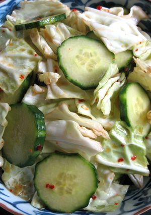 A picture of Crunchy Spicy Cabbage & Cucumber.