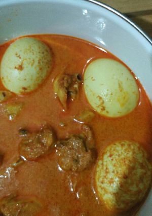 Foto resep Gulai ayam telur nanas muda