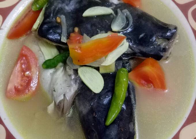 Cara Gampang Menyiapkan Pindang kepala ikan patin bumbu cemplung. yang Bikin Ngiler