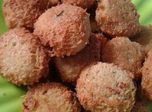 Foto resep Telur kelapa parut goreng