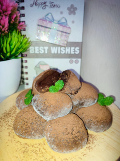 Foto resep Chocolate Truffle Mochi