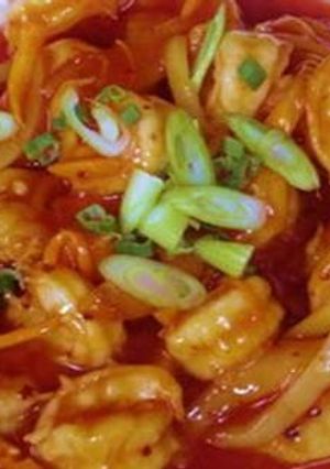 Foto resep Udang Goreng tepung saus padang