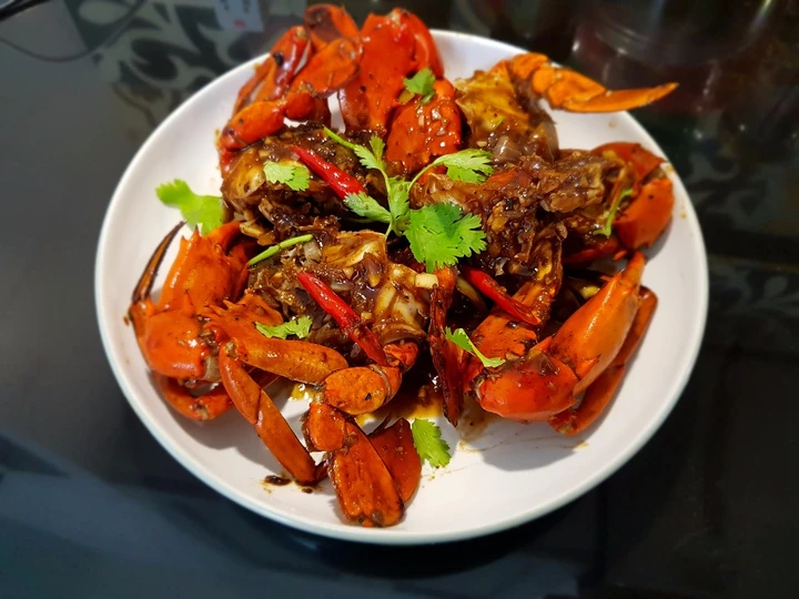 Langkah Gampang Membuat Resep Kepiting Lada Hitam/ Blackpepper Crab yang Lezat Anti Ribet, Menggugah Selera