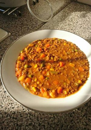 A picture of Mince Curry.