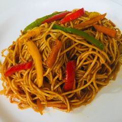 Schezwan noodles A picture of Schezwan noodles.